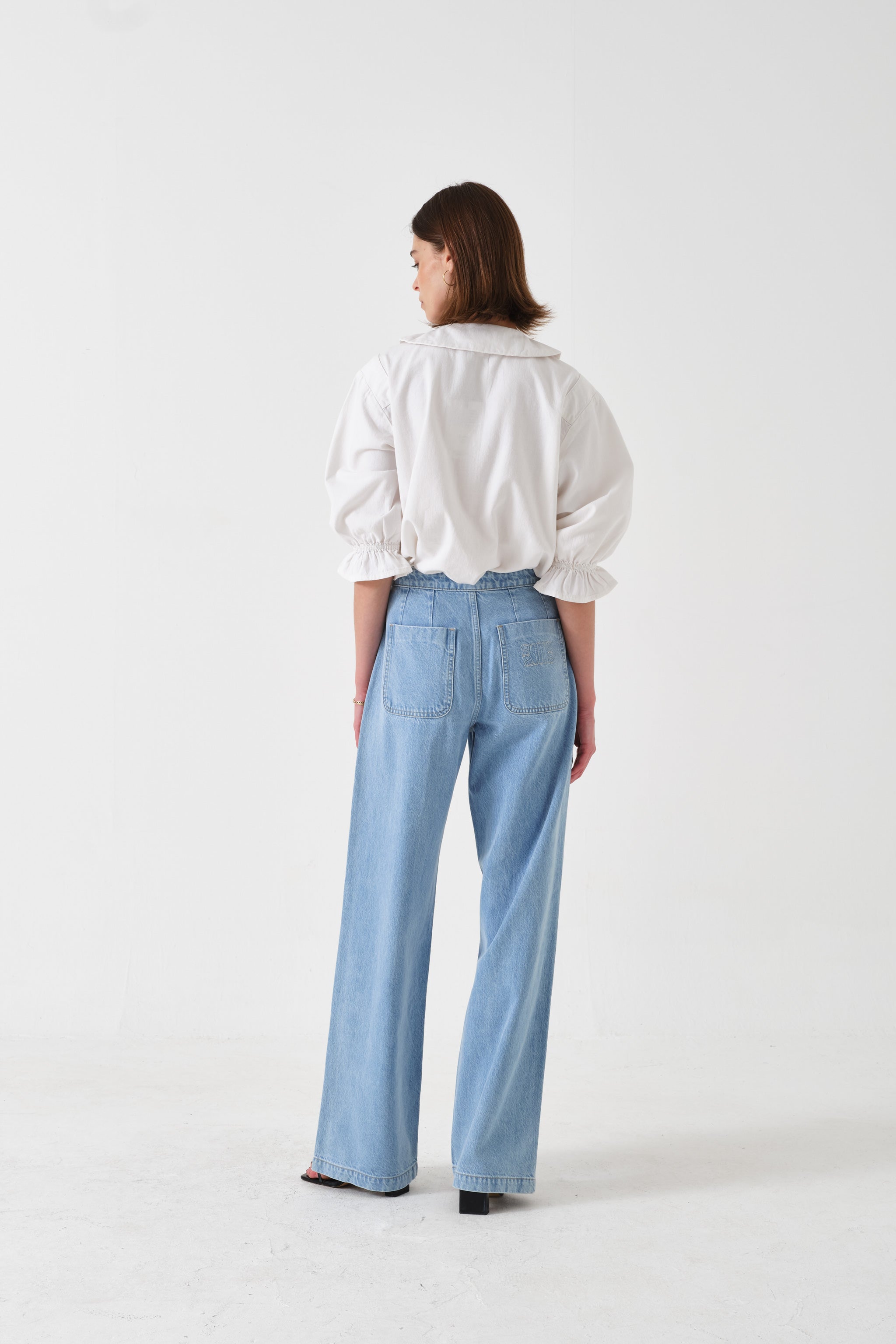 Bella Blouse in White