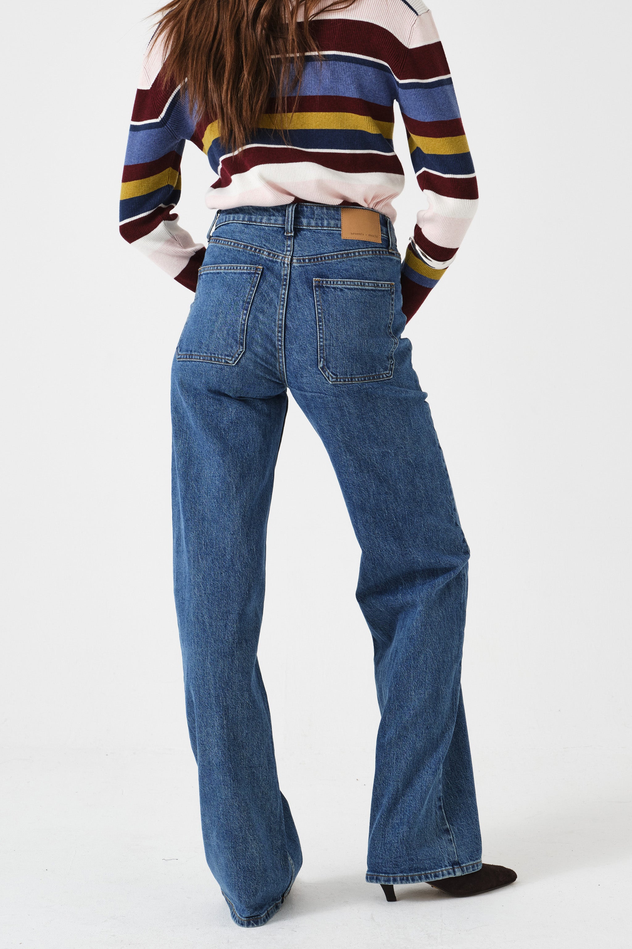 Eden Wide Leg Jean in Pasadena