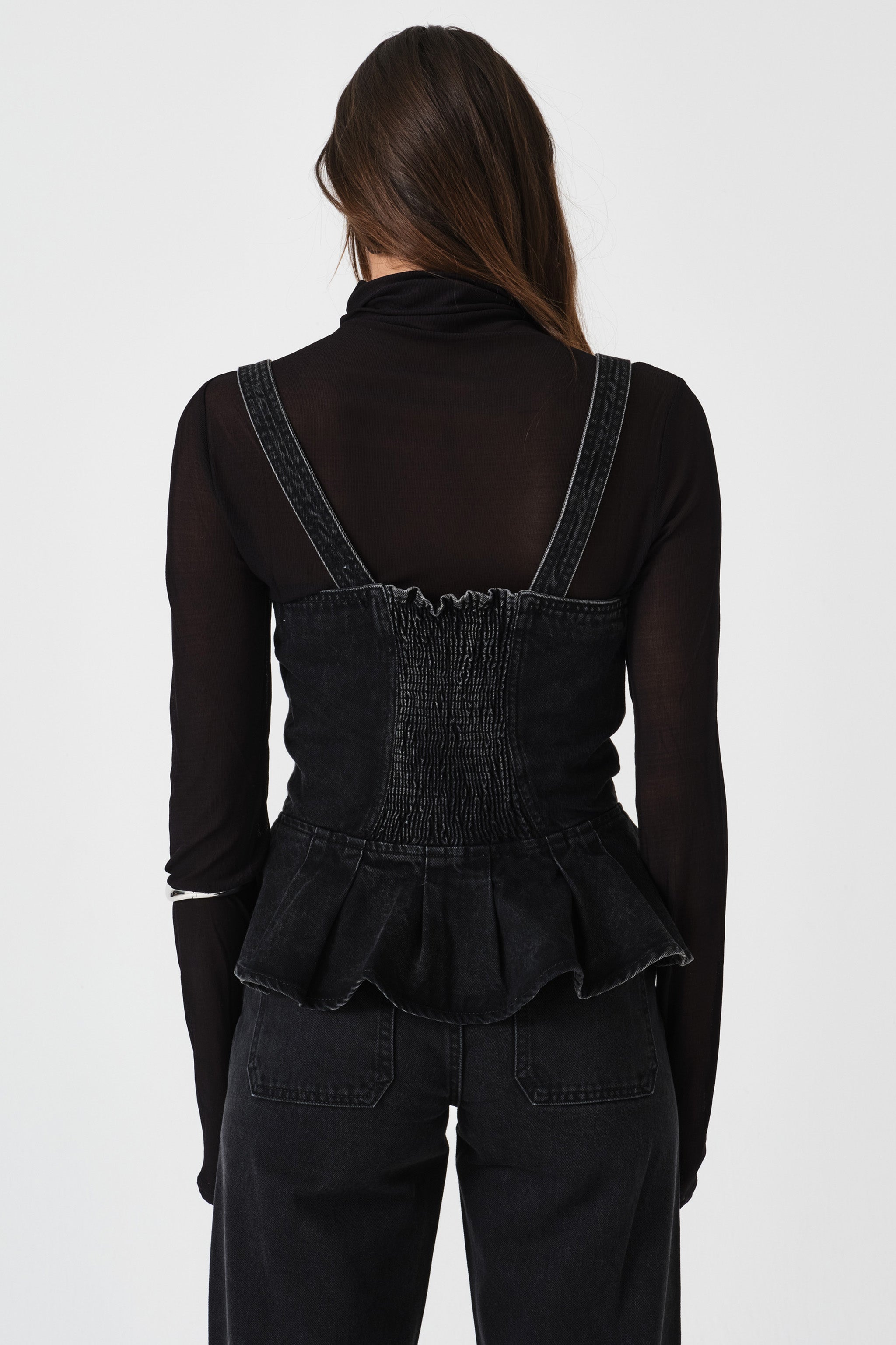 Mila Peplum Top in Fairbanks