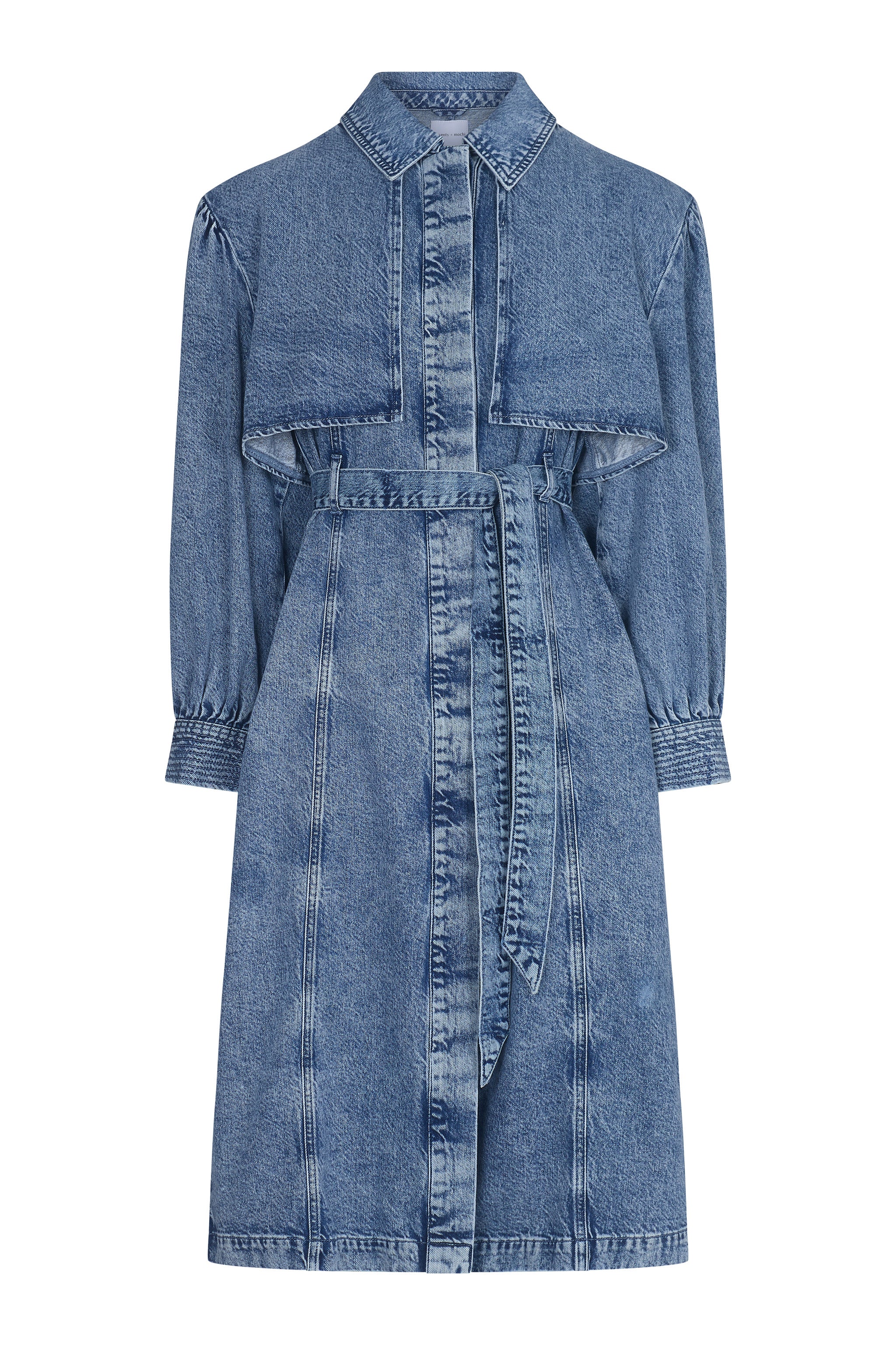 Bonnie Denim Trench in Newport