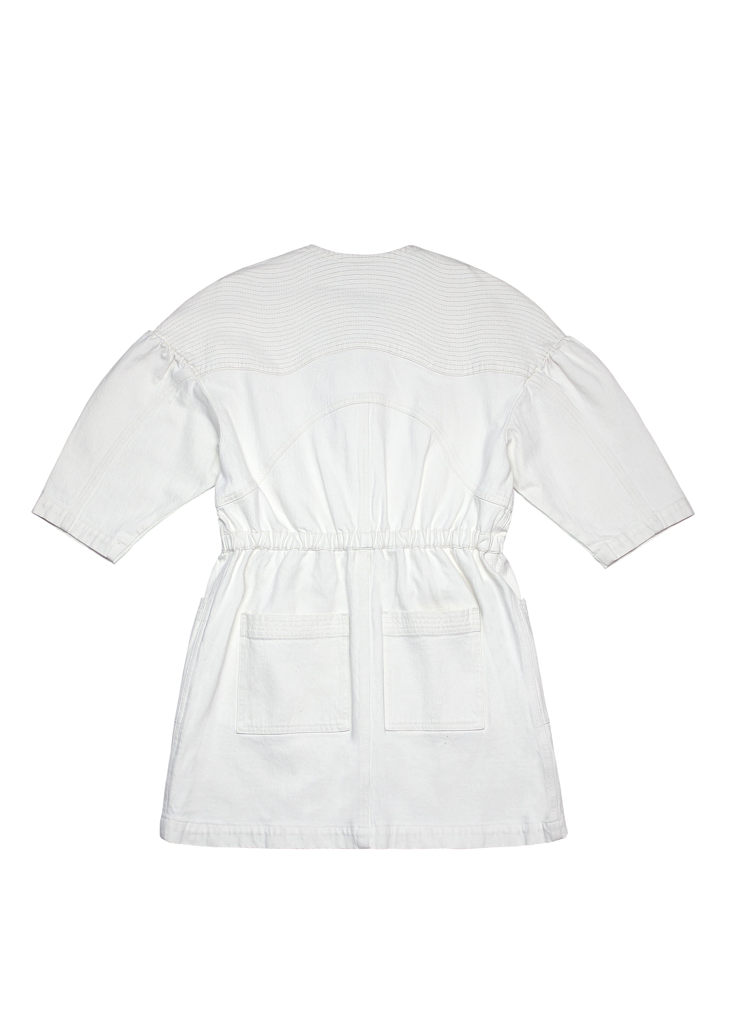 Zaha Mini Dress in Ecru