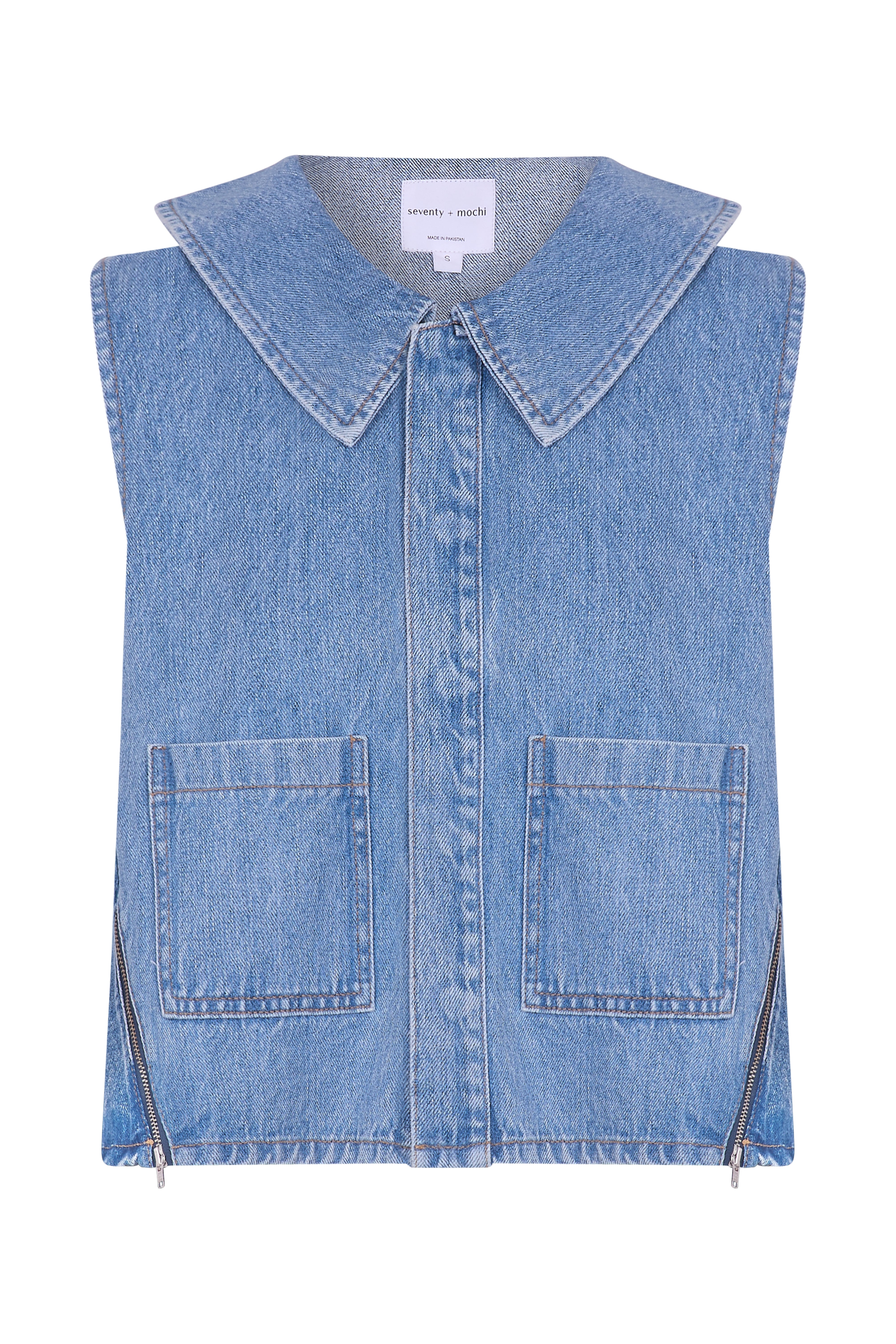 Zuri Vest In Two Tone